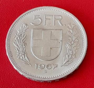 Zwitserland 5 francs 1967 beschikbaar voor biedingen