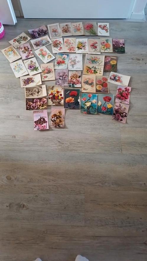 oude ansichtkaarten met bloemen, Verzamelen, Ansichtkaarten | Themakaarten, Gelopen, Overige thema's, Ophalen