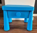 Ikea Mammut nachtkastje blauw, Ophalen, Zo goed als nieuw, Overige typen