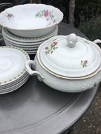 Oud servies oa bloemetjes antiek, Antiek en Kunst, Ophalen