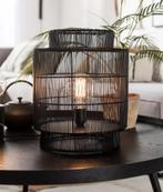 Tafellamp zwart Light and Living Gruaro, Huis en Inrichting, Lampen | Tafellampen, Ophalen, Zo goed als nieuw, Minder dan 50 cm