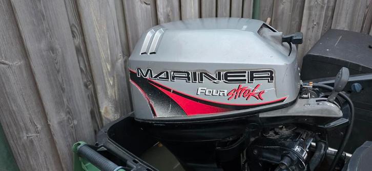 Mariner 9.9 4takt langstaart, Watersport en Boten, Buiten- en Binnenboordmotoren, Gebruikt, Benzine, 5 tot 10 pk, Ophalen of Verzenden