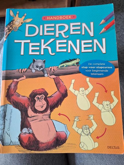 Handboek Dieren Tekenen, Stap-voor-stap. Christopher Hart, Hobby en Vrije tijd, Tekenen, Gebruikt, Boek of Gids, Ophalen of Verzenden