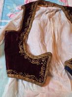 Vintage fluwelen vest met borduursel, Vintage, Ophalen of Verzenden, Gedragen