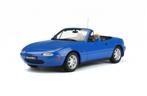 OttoMobile 1/18 Mazda MX5 blauw 1990 OT934, Ophalen of Verzenden, Zo goed als nieuw, Auto, OttOMobile
