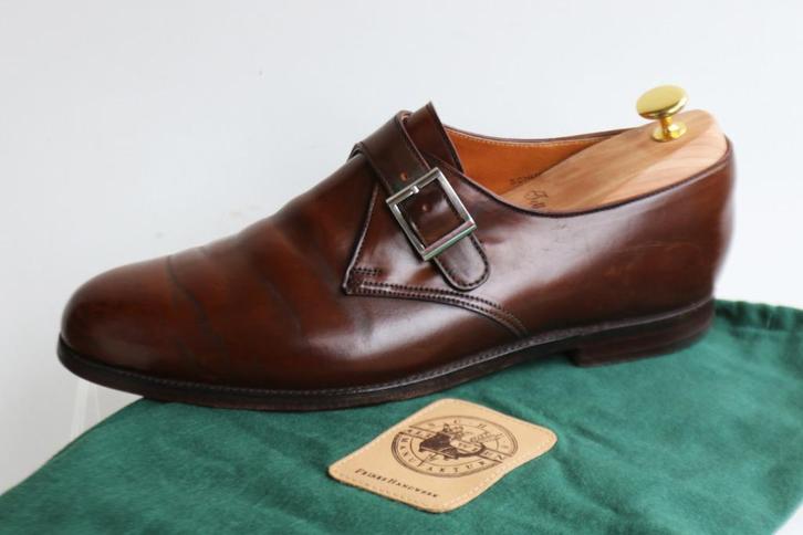 Zeldzame Alt Wien Cordovan Crockett & Jones maat 9 = maat 43, Kleding | Heren, Schoenen, Zo goed als nieuw, Gespschoenen, Overige kleuren