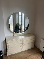 Ouderwetse kaptafel met spiegel, Huis en Inrichting, Ophalen, Zo goed als nieuw, 50 tot 100 cm, Minder dan 100 cm