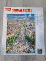 Comic Puzzle Barcelona 1000 stukjes, Ophalen of Verzenden, 500 t/m 1500 stukjes, Zo goed als nieuw, Legpuzzel