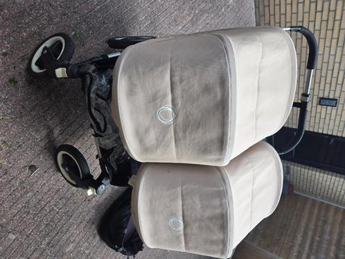Bugaboo duowagen donkey, Kinderen en Baby's, Kinderwagens en Combinaties, Combiwagen, Overige merken, Duowagen, Luchtbanden, Met reiswieg