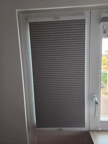 NIEUW!! Plissé gordijn top down bottom up lichtgrijs  beschikbaar voor biedingen