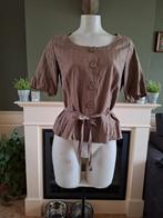 Caroline Biss mooi bloesje blouse 38 M | Gratis Verzenden, Kleding | Dames, Blouses en Tunieken, Maat 38/40 (M), Bruin, Verzenden