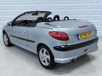 Peugeot 206 CC 1.6-16V Airco Leder 203.000km (2003), Auto's, Peugeot, Voorwielaandrijving, Gebruikt, Zwart, 4 cilinders