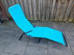 Nette ligbed 50 x 190 inklapbaar, Tuin en Terras, Ophalen of Verzenden, Zo goed als nieuw, Aluminium, Inklapbaar