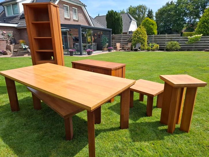 Massief Eiken Meubelset - Alles in één koop!, Huis en Inrichting, Complete inboedels, Ophalen