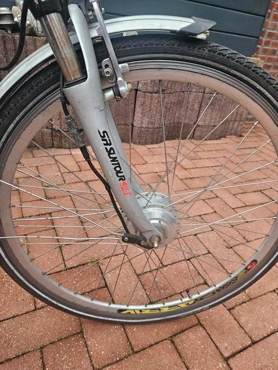 Voorwiel motor /velg stella, Fietsen en Brommers, Fietsonderdelen, Algemeen, Wiel, Ophalen of Verzenden
