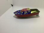 Vintage blikken stoomboot speelgoed, Ophalen of Verzenden, Zo goed als nieuw, Jongen of Meisje