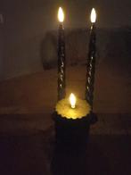 Setje zwarte ledkaarsen, Verzamelen, Poppenhuizen en Toebehoren, Ophalen of Verzenden, Poppenhuis