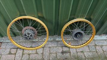 Set Akront velg 21/18 gebruikt Derbi Fds beschikbaar voor biedingen