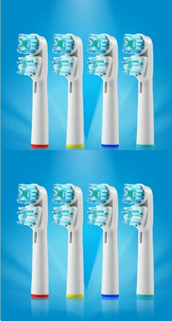 Opzetborstels Dual Electr.Tandenborstels voor Oral B,8 stuks, Sieraden, Tassen en Uiterlijk, Uiterlijk | Mondverzorging, Nieuw