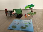 playmobil set 5438 kampeerder met motorfiets     , Kinderen en Baby's, Speelgoed | Playmobil, Ophalen of Verzenden, Zo goed als nieuw