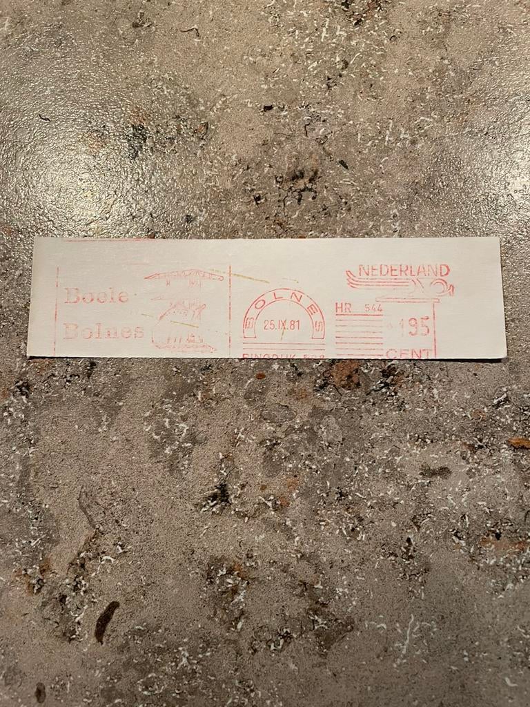 Frankeerstrook., Overige materialen, Wandtegels, Zo goed als nieuw, Minder dan 5 m²