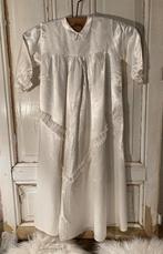 Brocante oud doopjurkje met mutsje en doopsprei / ecru, Gebruikt, Jongetje of Meisje, Brocante, Ophalen of Verzenden