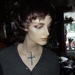 Een grote silvre hanger van Lapisislazulie 8 x 4,5 cm, Blauw, Nieuw, Ophalen of Verzenden, Zilver