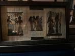 Papyrus afbeeldingen uit de oud Egyptische mythologie, Antiek en Kunst, Ophalen of Verzenden