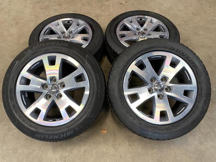 17 inch orignele Albany velgen + zomerbanden VW transporter, Auto-onderdelen, Banden en Velgen, Banden en Velgen, Zomerbanden