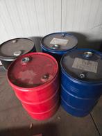 60 Liter Stalen Vaten / Olievaten, Tuin en Terras, Vuurkorven, Ophalen, Gebruikt, Vuurton