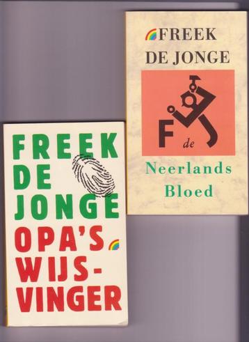 Freek de Jonge : Neerlands bloed + Opa's wijsvinger Rainbow beschikbaar voor biedingen