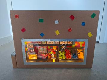 Sinterklaas surprise legowinkel met licht beschikbaar voor biedingen