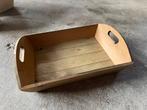 Houten dienblad, Ophalen, Zo goed als nieuw, Rechthoekig, Hout