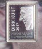 nominaal zilveren aangetekend - zegel dirk kuijt in mapje, Postzegels en Munten, Postzegels | Nederland, Na 1940, Ophalen of Verzenden