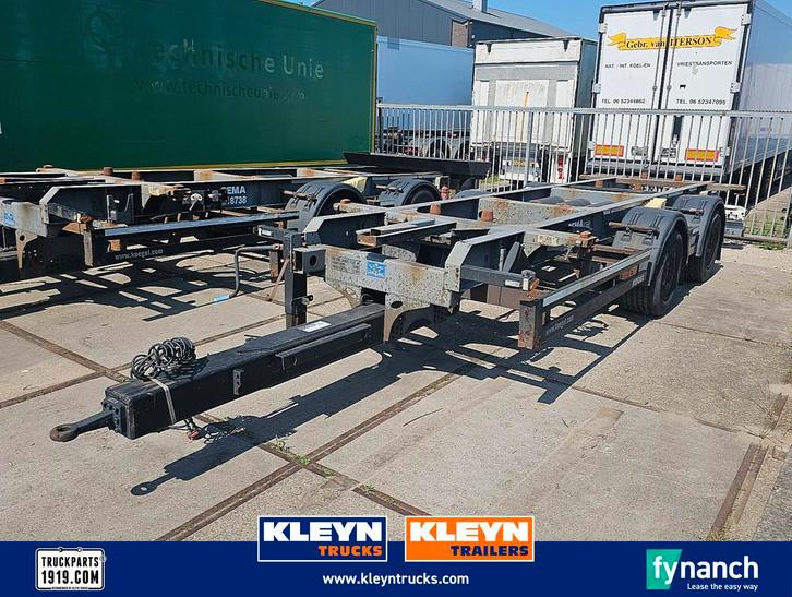 KOGEL ZW18 bdf tandem, Auto's, Vrachtwagens, Bedrijf, Te koop, ABS, Aanhangers en Opleggers, Diesel, Handgeschakeld, Zwart, BTW verrekenbaar