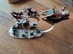 Te koop kerstman in arreslee met 4 rendieren, Diversen, Kerst, Ophalen of Verzenden