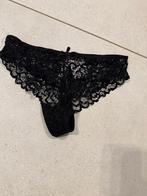 Zwarte Zeemanskant String - Maat M, Ophalen of Verzenden, Zwart, String