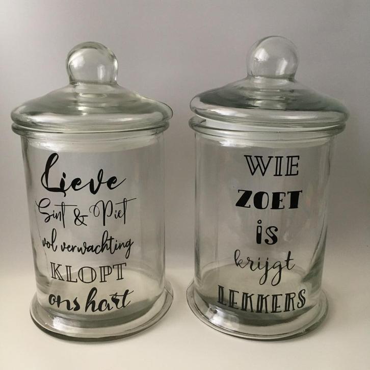 Sinterklaas decoratie / snoeppot leuk voor strooigoed, Diversen, Sinterklaas, Nieuw, Ophalen of Verzenden