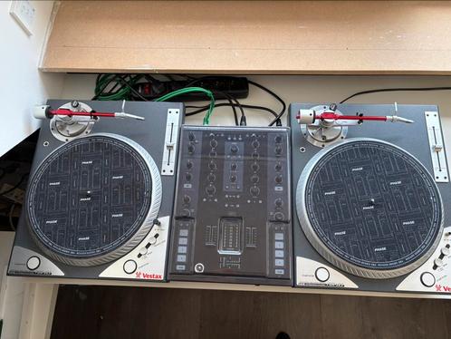Vestax PDX-A2S draaitafels(2x) + NI Traktor Kontrol Z2 mixer, Muziek en Instrumenten, Dj-sets en Draaitafels, Zo goed als nieuw