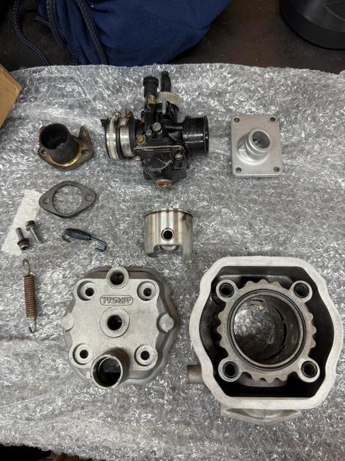 ZGAN 70cc cilinder kit met carburateur & spruitstuk, Fietsen en Brommers, Brommeronderdelen | Algemeen, Zo goed als nieuw, Cilinder