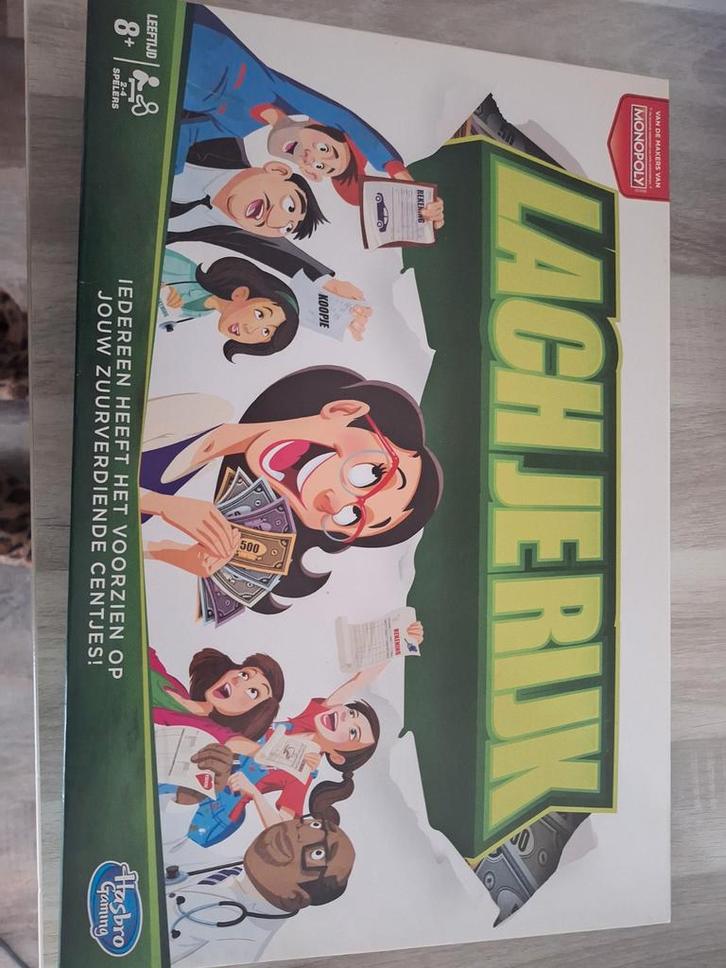 Lach je Rijk - Monopoly Bordspel - Nieuw in doos!, Hobby en Vrije tijd, Gezelschapsspellen | Bordspellen, Ophalen of Verzenden