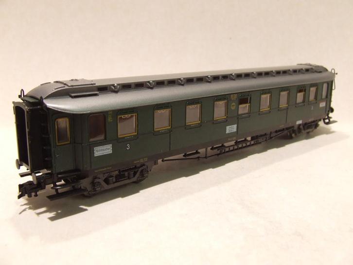 FLEISCHMANN 5083 DRG sneltreinrijtuig, 4 assig, 3e klasse,, Hobby en Vrije tijd, Modeltreinen | H0, Zo goed als nieuw, Wagon, Gelijkstroom