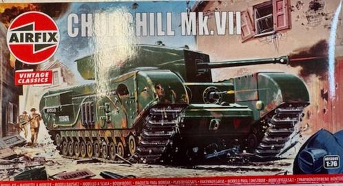 Coelianmodels, Airfix, 01304, Churchill Mk.VII, 1/76, € 8,99, Hobby en Vrije tijd, Modelbouw | Auto's en Voertuigen, Nieuw, Tank