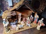Kerststal met figuren, Antiek en Kunst, Ophalen of Verzenden
