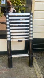 Telescopische ladder, Doe-het-zelf en Verbouw, Ladders en Trappen, Ophalen, Zo goed als nieuw, 4 meter of meer