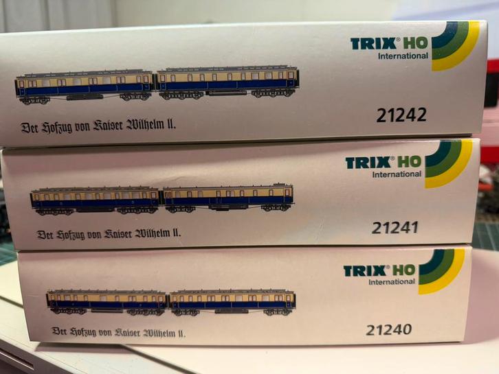 Trix wagonset, Hobby en Vrije tijd, Modeltreinen | H0, Zo goed als nieuw, Gelijkstroom, Trix, Ophalen of Verzenden