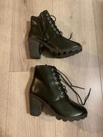 zwarte laarsjes met hak  maat 35, Ophalen of Verzenden, Zo goed als nieuw, Zwart