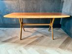 Scandinavisch Design salon tafel, 100 tot 150 cm, Teakhout, Scnadinavisch design, Zo goed als nieuw