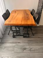 Eetkamer tafel met 4 stoelen, Ophalen, 4 tot 6 stoelen