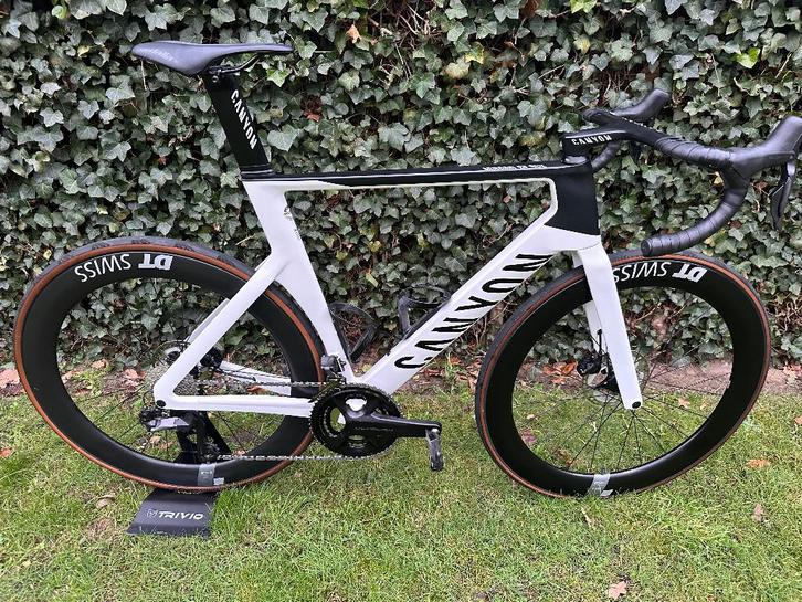 Canyon Aeroad CF SLX 8 maat L Disc DI2 12S met powermeter., Fietsen en Brommers, Fietsen | Racefietsen, Zo goed als nieuw, Heren
